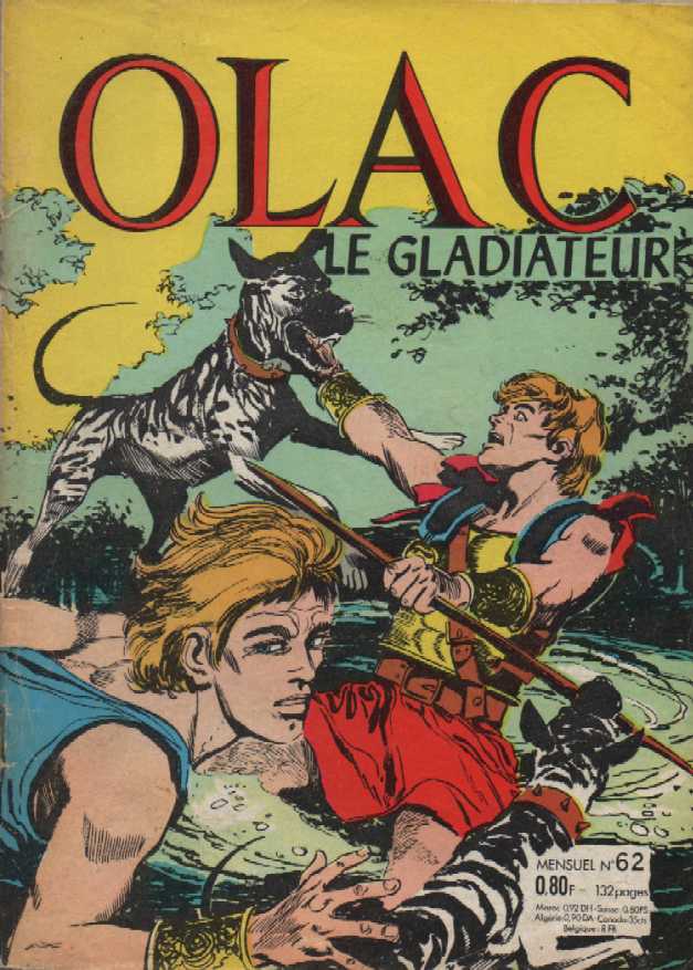 Scan de la Couverture Olac Le Gladiateur n 62